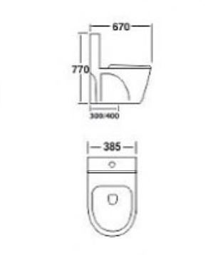 BỒN CẦU 1 KHỐI LASKA LKBC-03