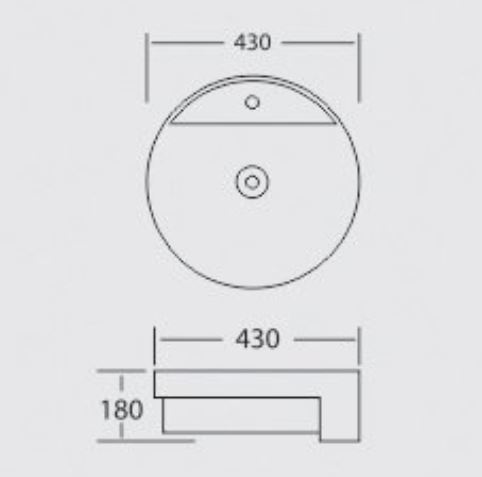 CHẬU RỬA LAVABO BÁN ÂM ATTAX BS-02