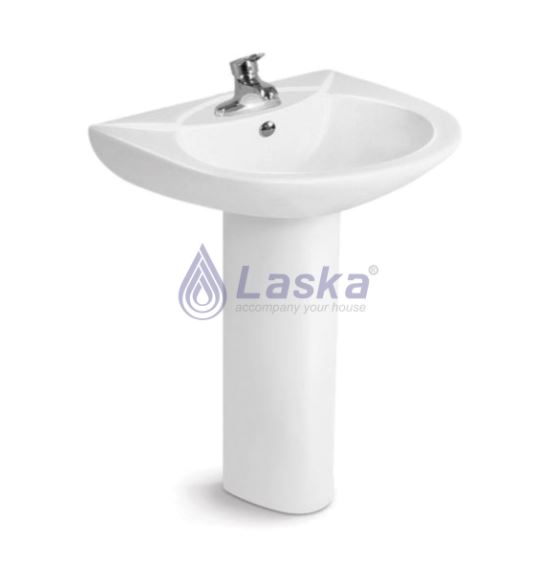 CHẬU RỬA LAVABO CHÂN ĐẾ LASKA LKLB-18