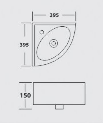 CHẬU RỬA LAVABO TREO ATTAX BW-02