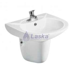 CHẬU RỬA LAVABO CHÂN LỬNG LASKA LKLB-19