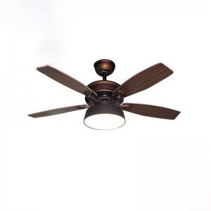 QUẠT ĐÈN TRANG TRÍ CÁNH GỖ ĐQ-6016