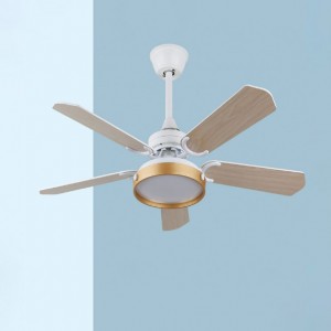 QUẠT ĐÈN TRANG TRÍ CÁNH GỖ ĐQ-9055