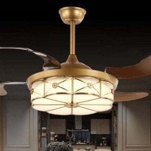 QUẠT ĐÈN TRANG TRÍ CÁNH XẾP VIFA-08
